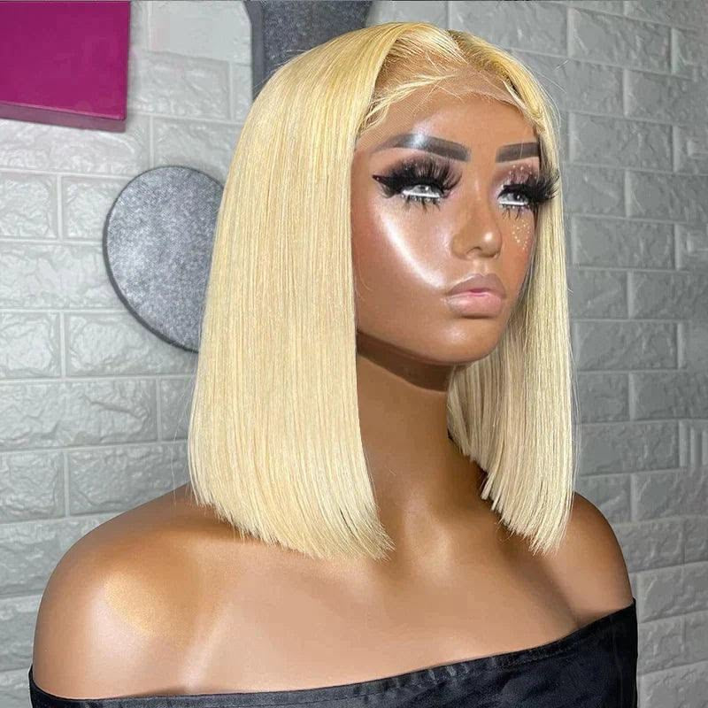 Blonde Barbie Bob(Human Hair Blend)