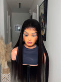 Straight 1B (Human Hair Blend)