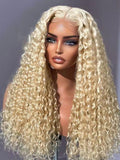 Blondie Curls Human Hair Blend